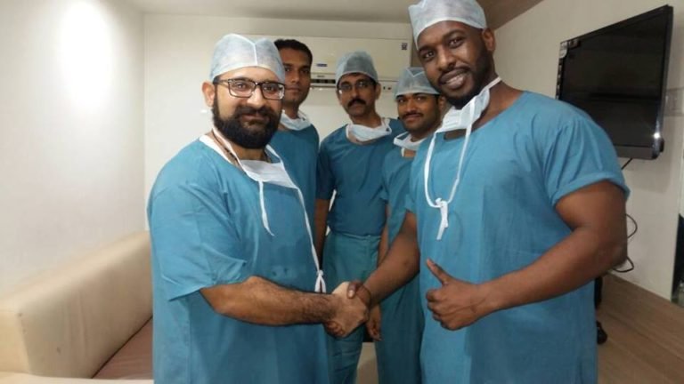 Dr. Bakul Arora with foreign doctor